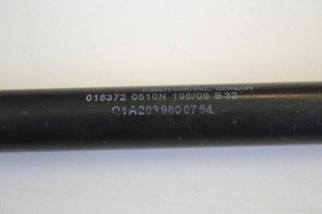 MERCEDES CLC180 ZADNÍ VÍKO KUFRU PLYNOVÁ LEVÝ CL203 2011 RHD