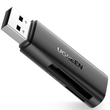 Przenośny czytnik kart pamięci SD i TF UGREEN USB-A 3.0 (5Gb/s), szybki