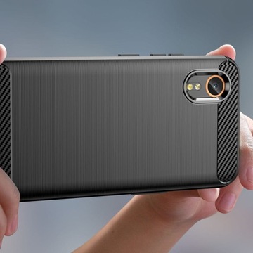 ЧЕХОЛ TECH-PROTECT TPUCARBON ДЛЯ GALAXY XCOVER 7 - ЗАДНЯЯ КОРПУС