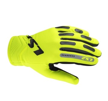 RĘKAWICE RĘKAWICZKI LS2 BEND MAN H-V YELLOW GREY ŻÓŁTY FLUO S