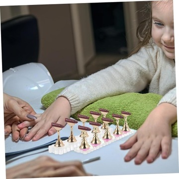 2 комплекта декора для ногтей, подставка для накладных ногтей, передняя полка для дисплея