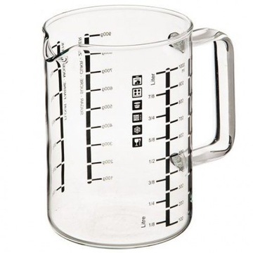 SIMAX ТЕРМОСТОЙКИЙ КУВШИН, КУХОННАЯ МЕРКА, 1 Л