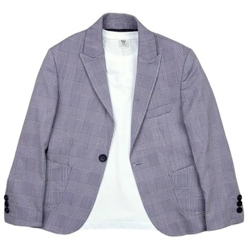 КОСТЮМ В КЛЕТКУ ДЛЯ МАЛЬЧИКОВ, ПИДЖАК, БРЮКИ + ФУТБОЛКА 134