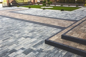 Брусчатка Nodica Colorblend, новая, подъездная дорога