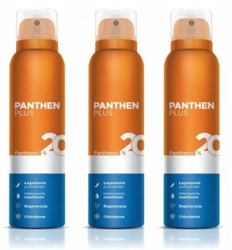 PANTHEN PLUS Panthenol 20% pianka po opalaniu 3x