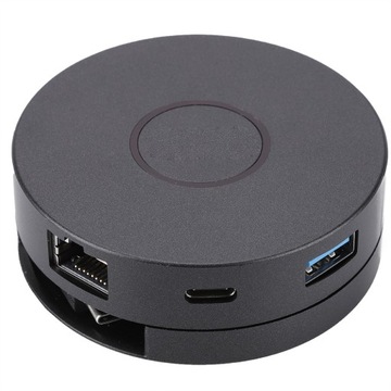 Adapter mobilny 6 w 1 USB-C na HDMi VGA/DP/RJ45