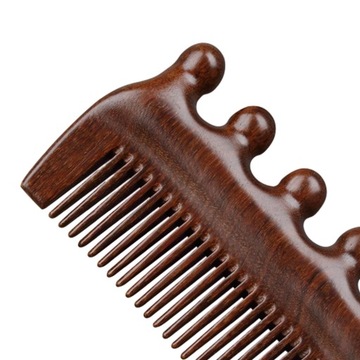 Деревянная расческа, без статического расслабления, широкая.