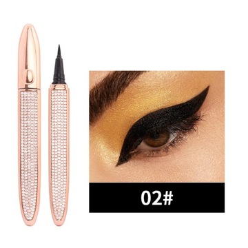 02#Eyeliner matte black waterproof makeup 1.5ml
