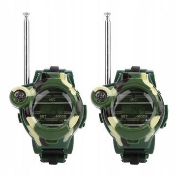 2X 7W1 WALKIE TALKIE ZEGAREK ELEKTRONICZNY ZEGAR