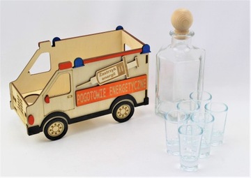 Karafka do wódki Ambulans Pogotowie alkoholowe