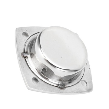 Встраиваемая раздвижная ручка заподлицо, 59x59 мм, 316 WM