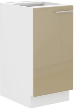 SZAFKA KUCHENNA LARA BIAŁY CAPPUCINO 40 CM 1 FRONT