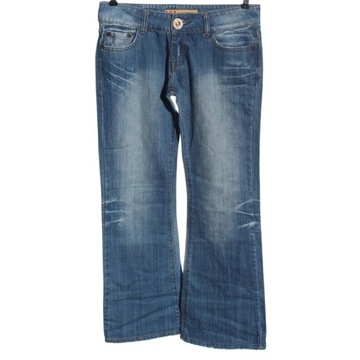 YES Jeansowe spodnie dzwony Rozm. EU 38 niebieski