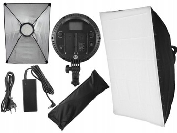 ZESTAW LAMPA 168 LED 48W SOFTBOX 50x70cm regulacja