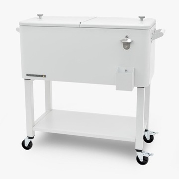 Садовый холодильник 76л Permasteel PS-223 белый