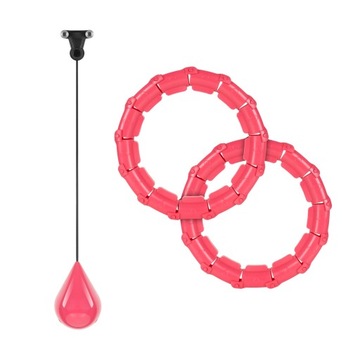 Smart Hula Hop с регулируемым диаметром 50см, розовый, REBEL ACTIVE