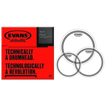 EVANS EC2S Clear Rock TomPack (10,12,16)