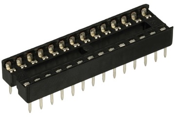 10x PODSTAWKA zwykła DIP R=2,54mm 28pin