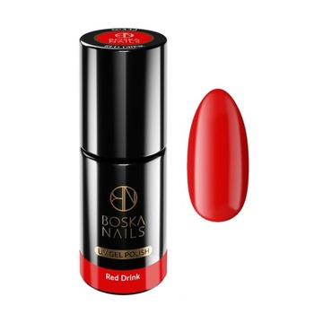 BOSKA NAILS 332 LAKIER HYBRYDOWY RED DRINK 6 ML