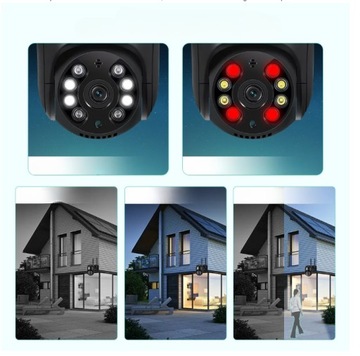 ВНЕШНЯЯ IP-КАМЕРА С ЗУМОМ, WiFi, 8 МП, ЧЕРНАЯ