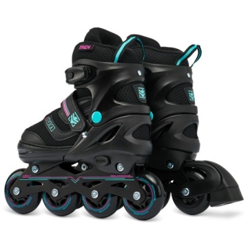 Фигурные коньки 2в1 RAVEN Drill мятный/розовый 38-42