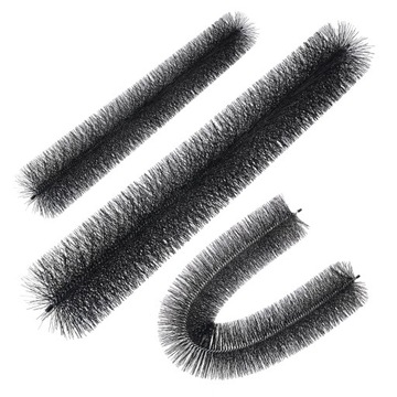 Szczotka rynnowa 30 stóp 4.33 cala 10 szt. Osłona liści do rynien 5 cali