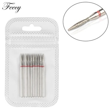10pcs/Set Diamond Nail Drill Bit Rotery Electric Milling Cutters For