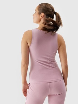 4F ЖЕНСКАЯ ФУТБОЛКА БЕЗ РУКАВОВ TSLEF041 РОЗОВАЯ L