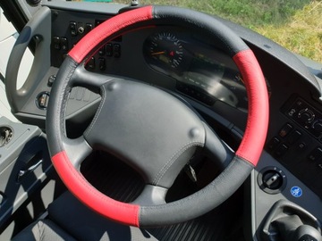 Кожаный чехол на руль НАТУРАЛЬНАЯ КОЖА MAN TGM 15.280