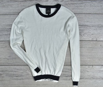 AX Armani Exchange Sweter Męski Logowany / S