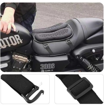 3D СЕТЧАТАЯ ПОДУШКА СИДЕНЬЯ МОТОЦИКЛА, ЗАЩИТА ОТ УДАРОВ