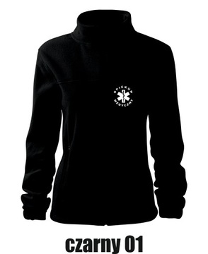 Polar damski OPIEKUN MEDYCZNY haft, czarny 2XL