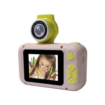 Aparat cyfrowy dla dzieci Denver KCA-1350 z selfie różowy