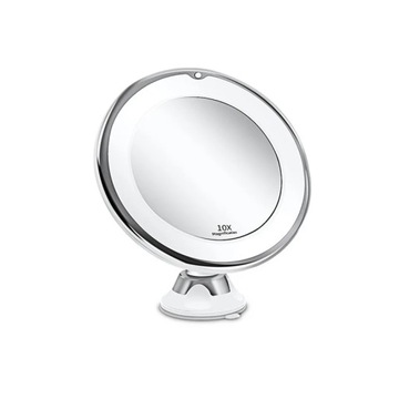Rotation 10X LED Makeup Night Light Foldable Magnifying Tool Vanity