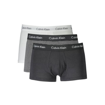 Bokserki męskie Calvin Klein Underwear Low Rise Trunk XL 3Pack Czarny/Biały