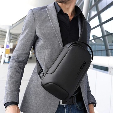 WALL BAG SHOULDER BAG, мужская поясная сумка, USB-рюкзак
