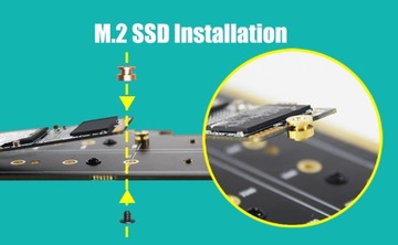 4-портовый адаптер M.2 NVMe — PCIe 4.0 X16 без функции разветвления PCIe