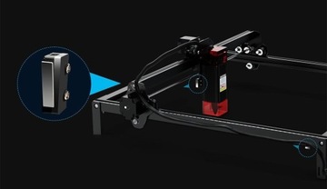 Лазерный гравировальный станок Mecpow X3 5 Вт, функция обнаружения пламени