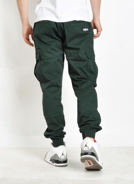 Spodnie M Bossline Cargo Jogger joggery zielone