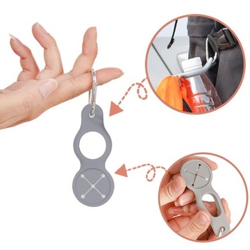 Зажимы для полотенец Кольцо-держатель Многофункциональное Серое