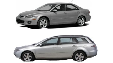 НАКЛАДКИ ПОРОГА MAZDA 6 02-07 P+L COMBI СЕДАН 4/5 ДВЕРЕЙ