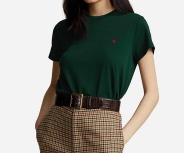 T-shirt damski okrągły dekolt Polo Ralph Lauren rozmiar L