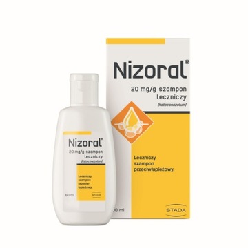 Nizoral szampon przeciwłupieżowy 60ml ketokonazol