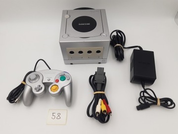 КОНСОЛЬ NINTENDO GAMECUBE DOL-001 PAL SILVER + ОРИГИНАЛЬНЫЕ АКСЕССУАРЫ