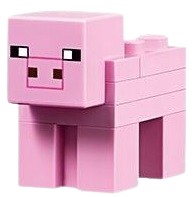 LEGO Figurka Minecraft - Świnia świnka Pig minepig03b