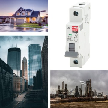 АВТОМАТИЧЕСКИЙ ВЫКЛЮЧАТЕЛЬ С ТОКОВЫМ ПРЕДОХРАНИТЕЛЕМ B16 1P 16A KOOP