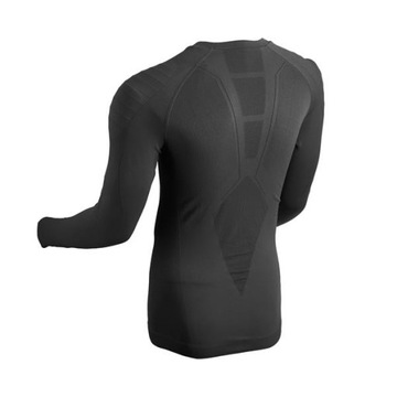 BTZ0060 BIELIZNA TERMOAKTYWNA TRENINGOWA CZARNA MĘSKA ZESTAW 2XL/3XL RAGNAR