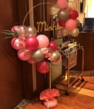 БОЛЬШАЯ КРУГЛАЯ ПОДСТАВКА ДЛЯ ШАРОВ на день рождения, свадьба