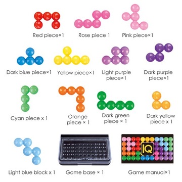 120 задач Умные игры IQ Focus 3D Puzzle l