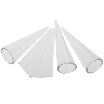 5 шт./лот, 2,5 х 6 см, пластиковый конус, ювелирный дисплей на палец, прозрачный